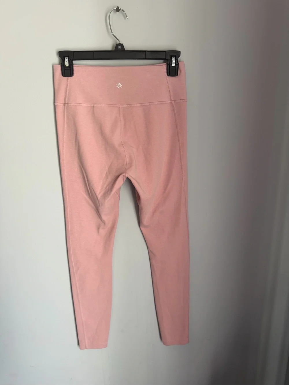 Athleta Intuition Ultra High Rise Cotton Leggings Size S Mauve Pink